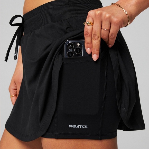 Fabletics | NWT Cloud Jersey Flounce Skirt Skort Athletic Built In Shorts 3X - Picture 3 of 12